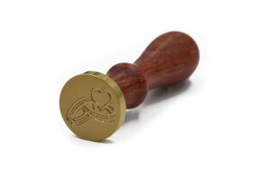 ΣΦΡΑΓΙΔΑ ΓΙΑ ΒΟΥΛΟΚΕΡΙ ΞΥΛΙΝΗ 25mm ΜΕ ΧΑΡΑΞΗ (ΒΕΡΕΣ+ΚΑΡΔΙΑ)